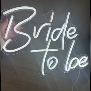 Bride to Be Neon Sign